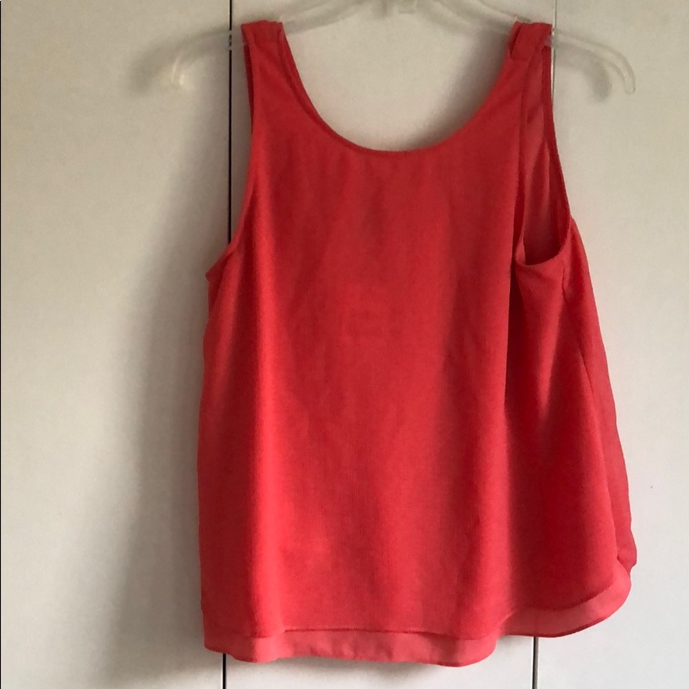 Orange tank top